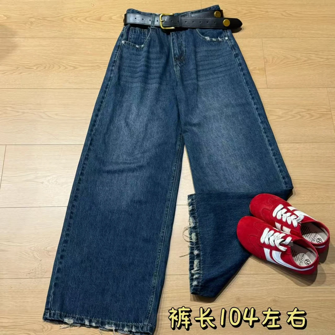 【志玲家】优选32305款毛边百搭气质阔腿裤