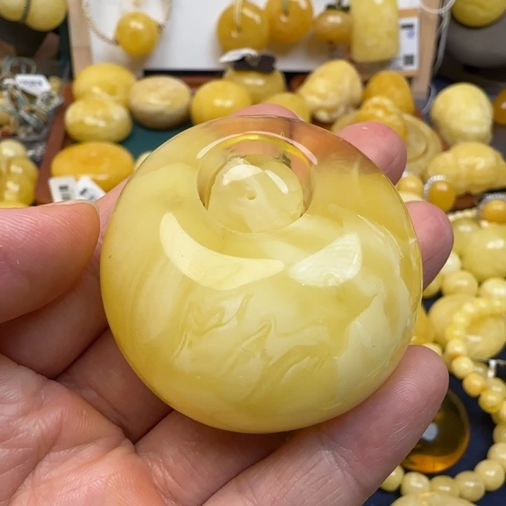 蜜蜡未镶嵌颈饰天然蜜蜡