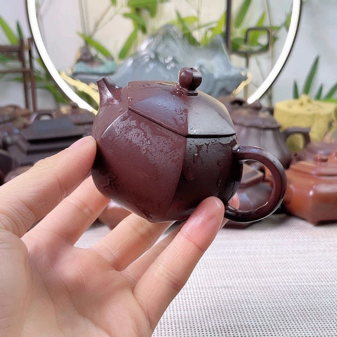 茶壶紫砂微瑕不退不换130cc