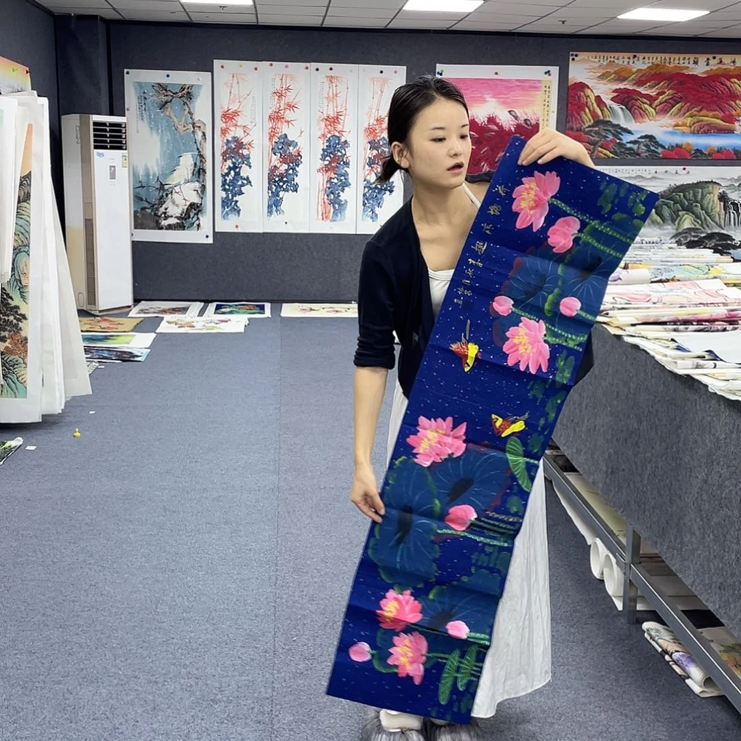 国画作品小姐姐放漏…