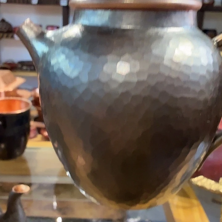 紫铜手工制作泡茶壶