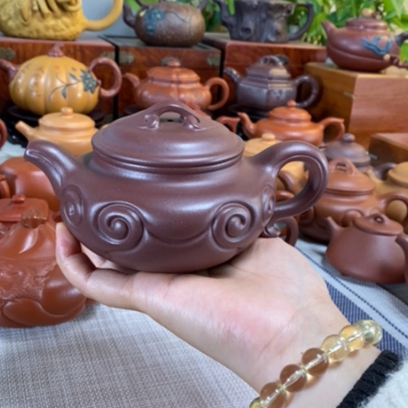 【闪购商品】茶壶紫砂仿古如意300毫升