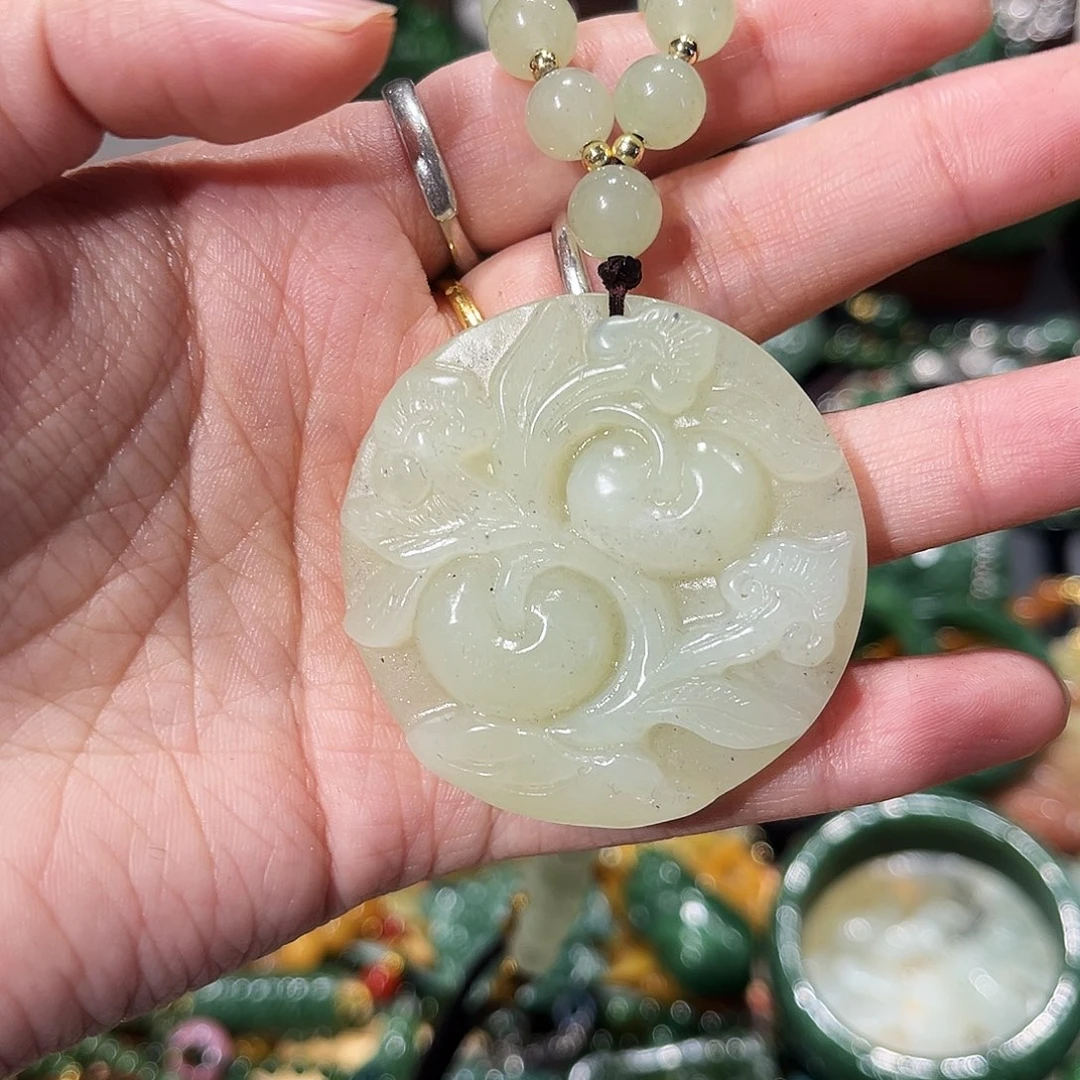 未镶嵌岫玉毛衣链