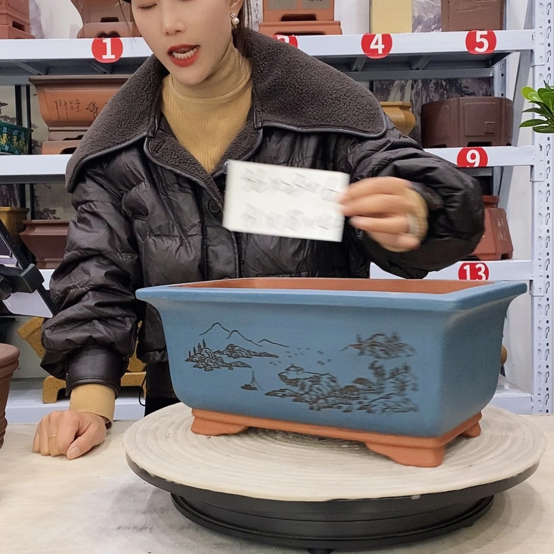 紫砂花盆紫砂花盆