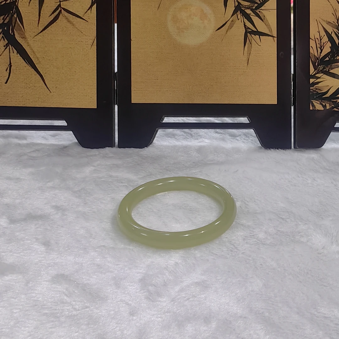 清新百搭青苹果手镯56h圈口