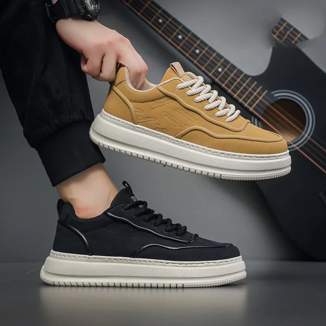 二号链接新款运动男休闲厚底时尚板鞋潮鞋ins百搭舒适男士板鞋