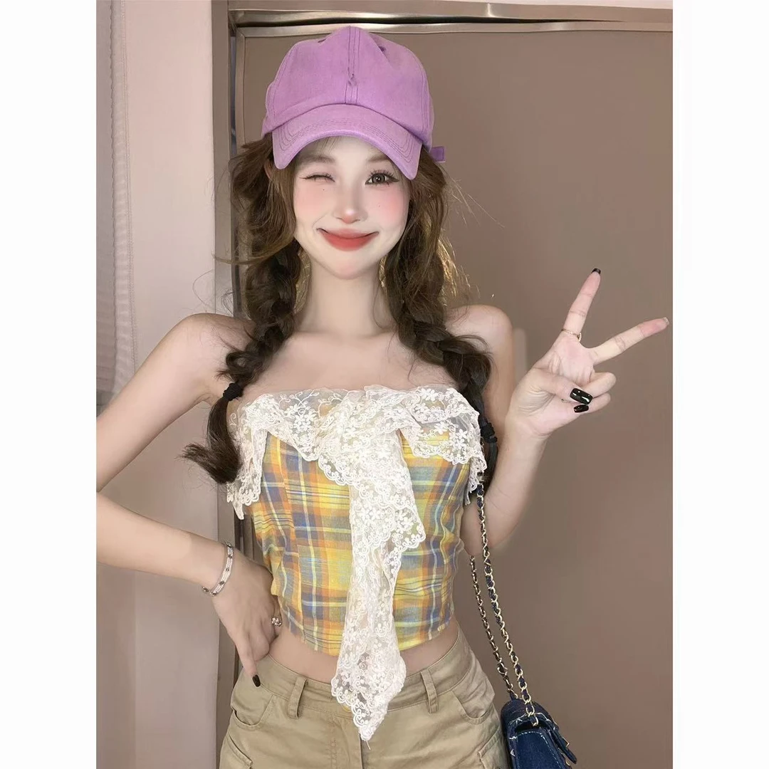 77法式慵懒风性感风宽松型背心吊带,主图非卖品，以直播间衣服为主