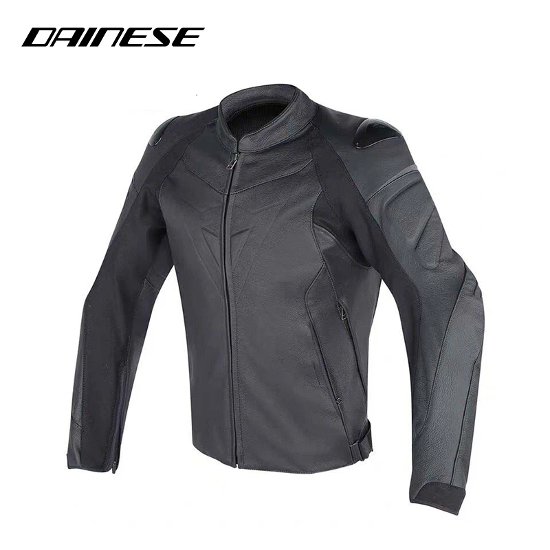DAINESE/丹尼斯摩托车骑行服FIGHTER暗黑斗士皮衣带内胆保暖防摔