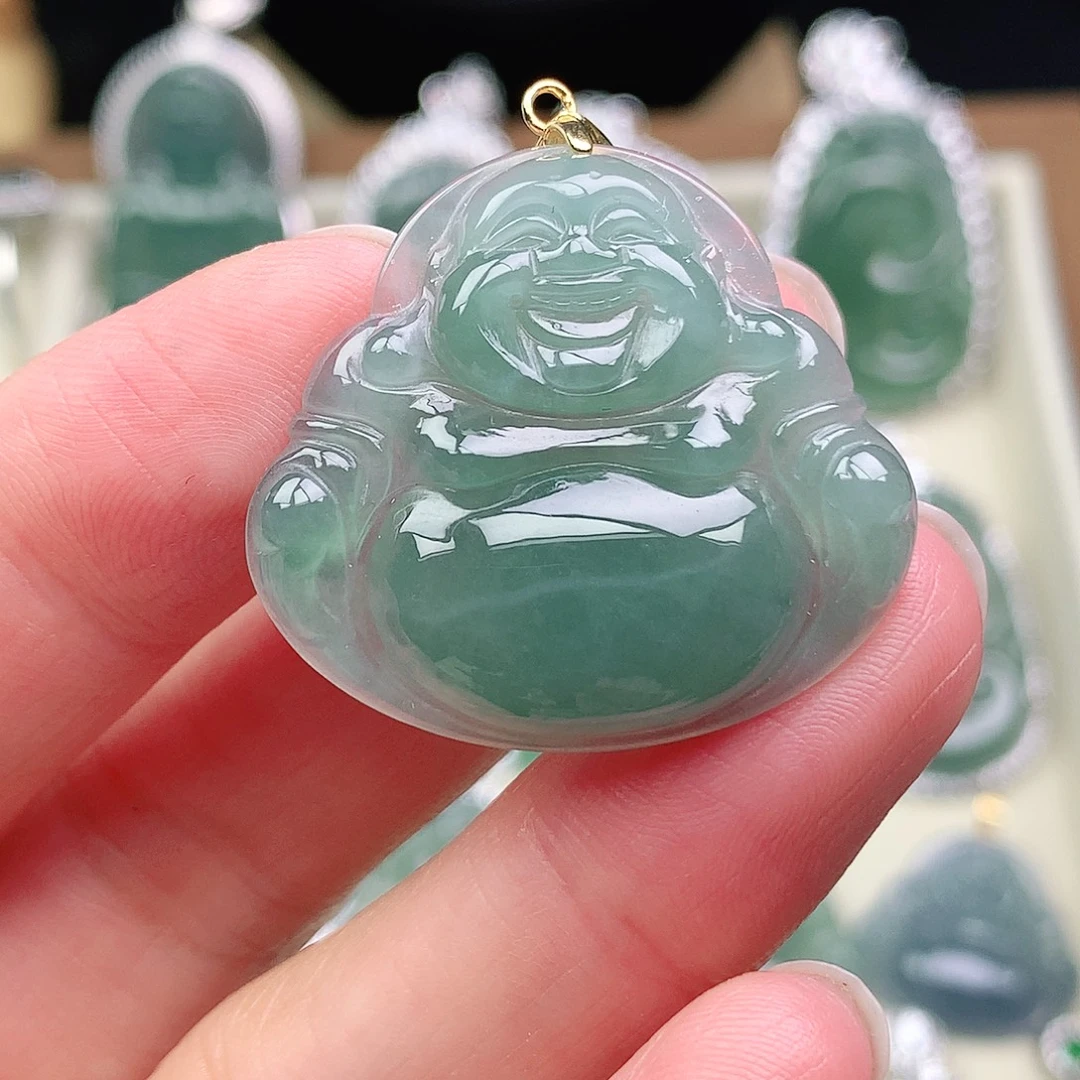 翡翠未镶嵌颈饰吊坠