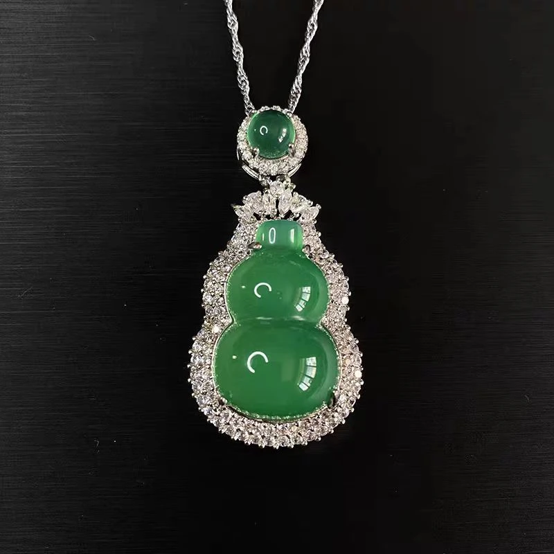 高定精选翡翠葫芦吊坠（多样性发其一）