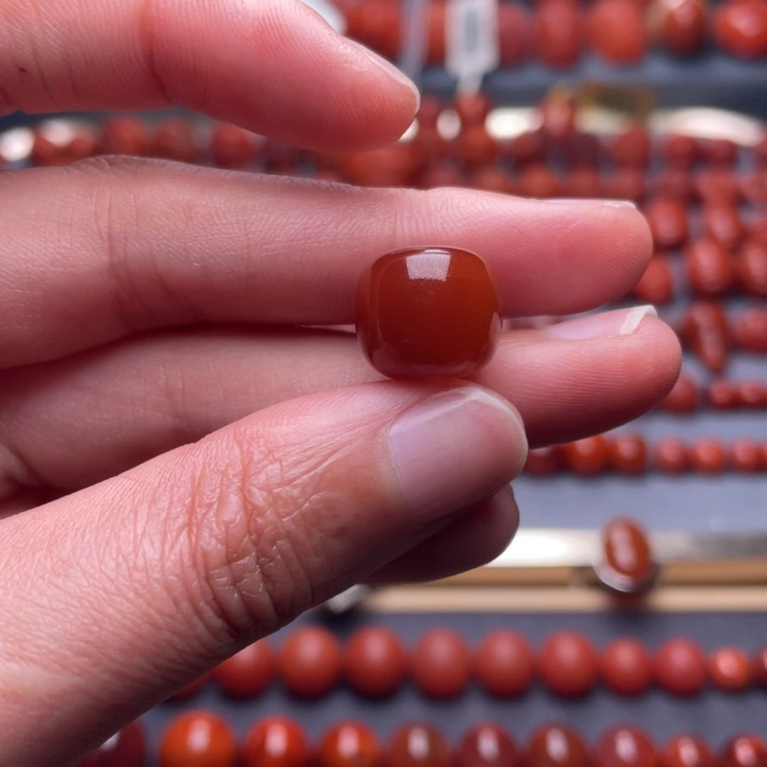 阳***心南红玛瑙未镶嵌其他W13瓦西玫红老型珠