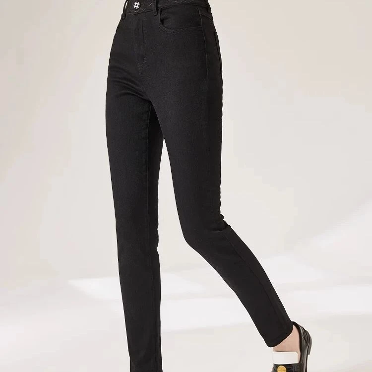 【直播专享】K634765牛仔裤 香影牛仔裤女2024秋冬新款紧身复古长