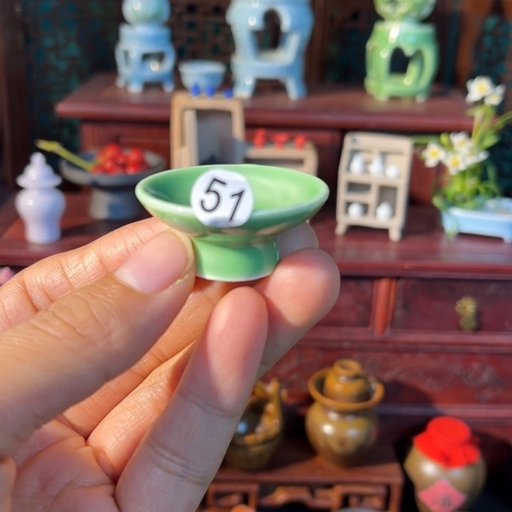 摆件微陶老王迷你花瓶