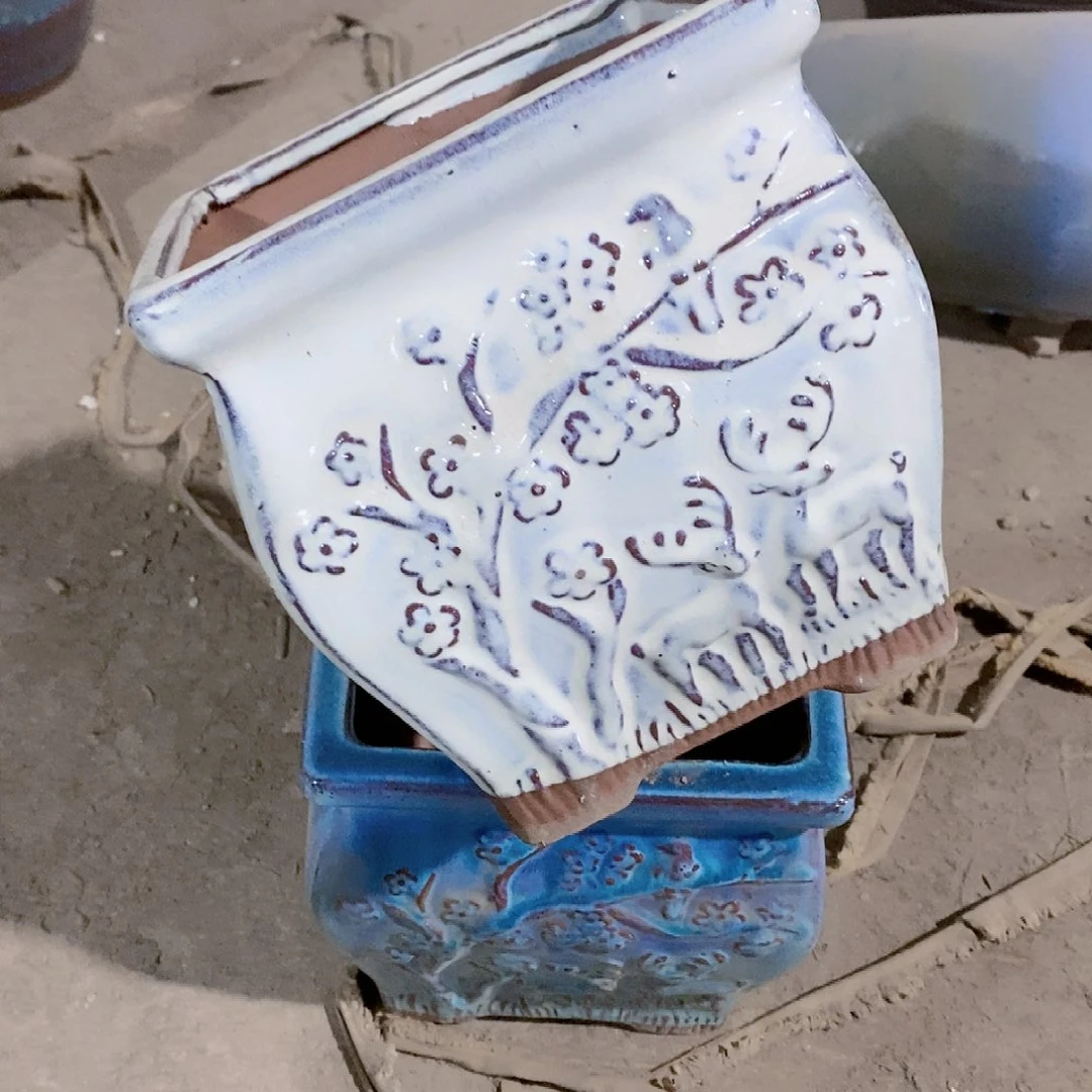 紫砂花盆瑕疵15/16；vnhgv