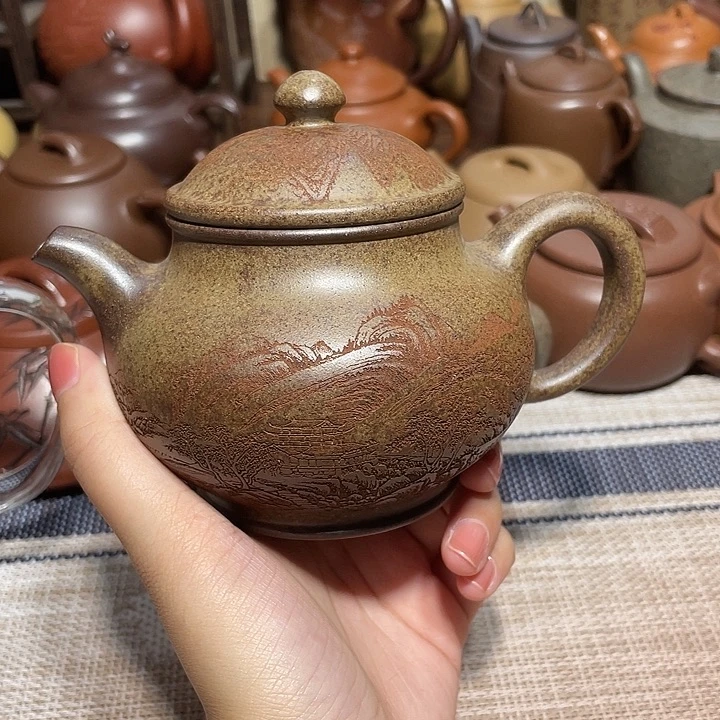 茶壶紫砂紫砂宜兴紫砂壶260cc