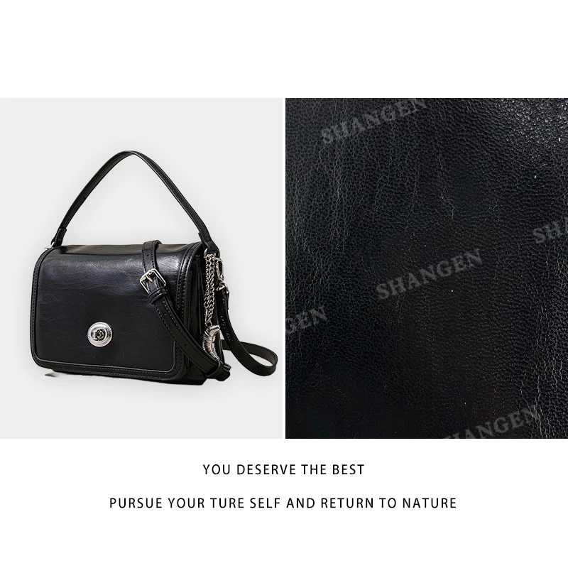 【尚恩CC】SK-92212-黑色-轻奢时尚女士新款手提单肩斜挎包