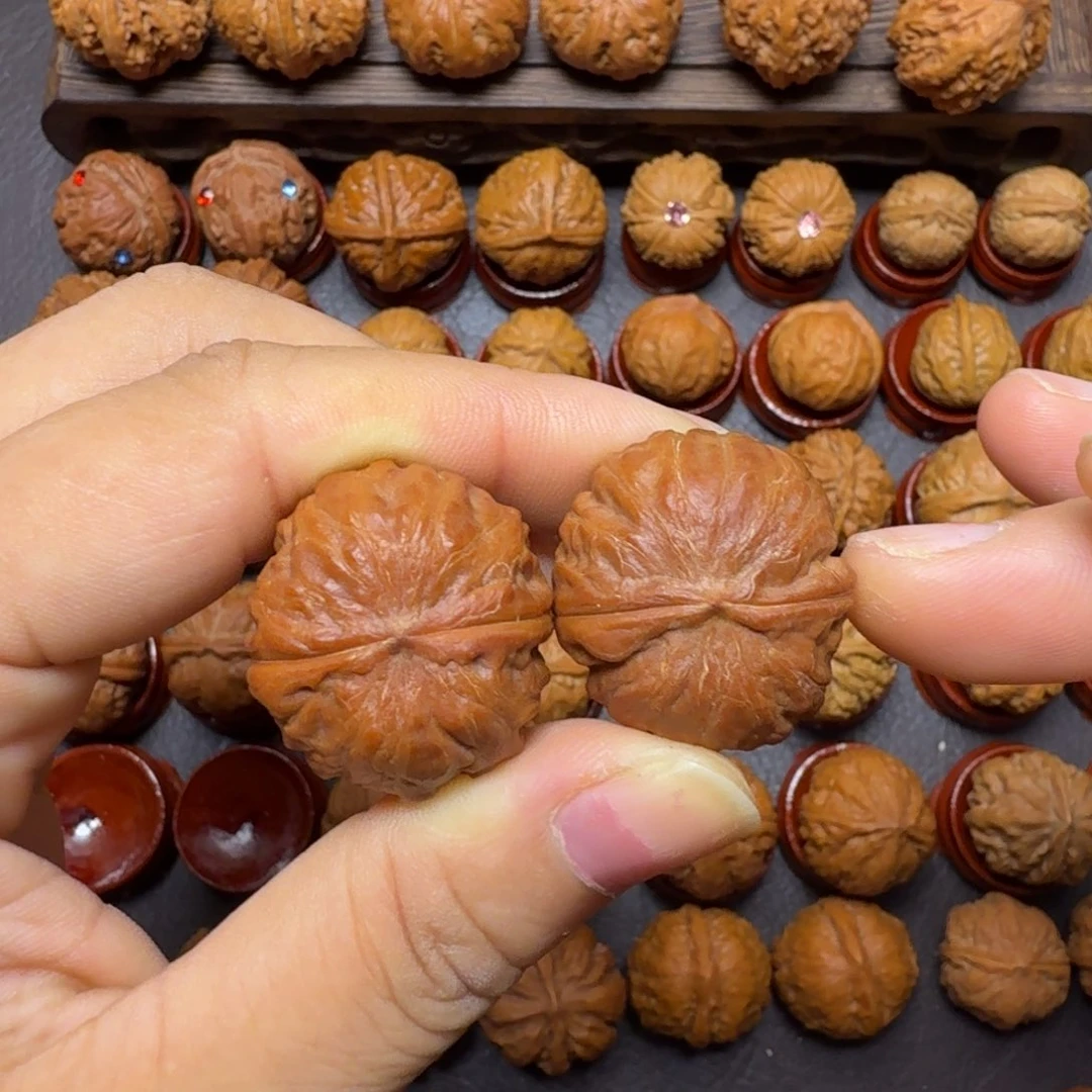 文玩核桃把件27尺焖尖矮桩磨盘006