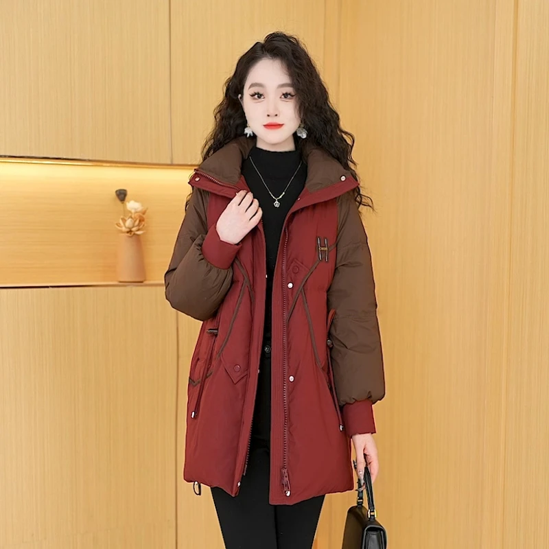 【现货羽绒服】冬季90白鸭绒羽绒服新款时尚气质休闲保暖外套女冬款