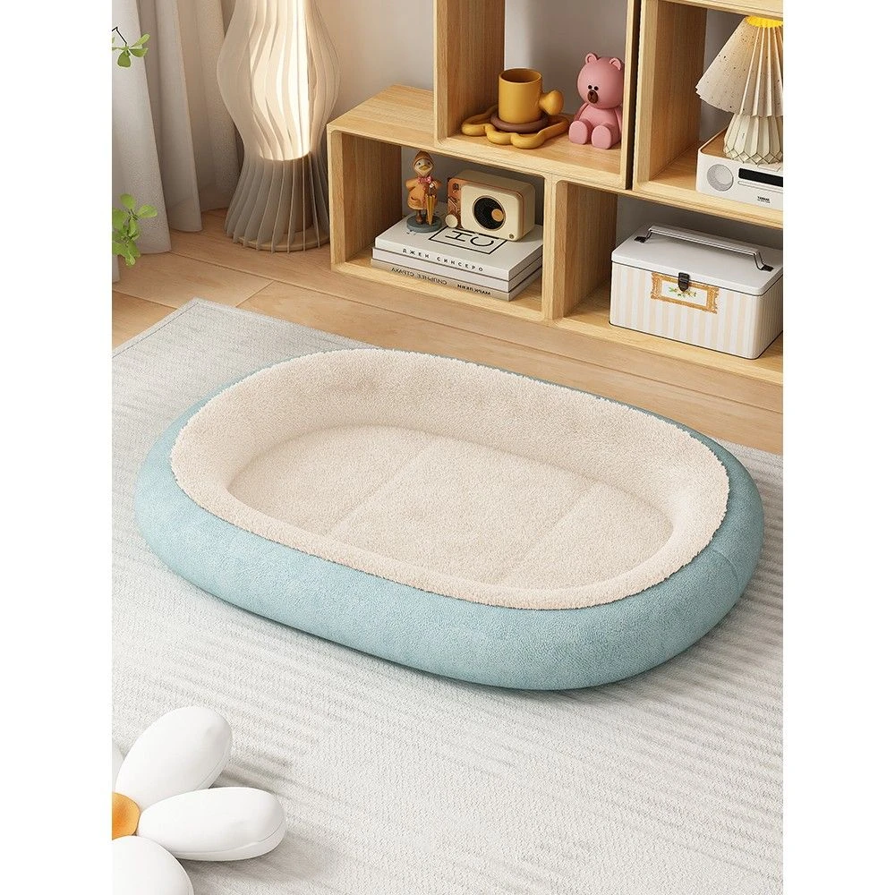 狗窝冬天保暖大型犬四季通用加厚猫窝小泰迪冬季狗床宠物实木狗床