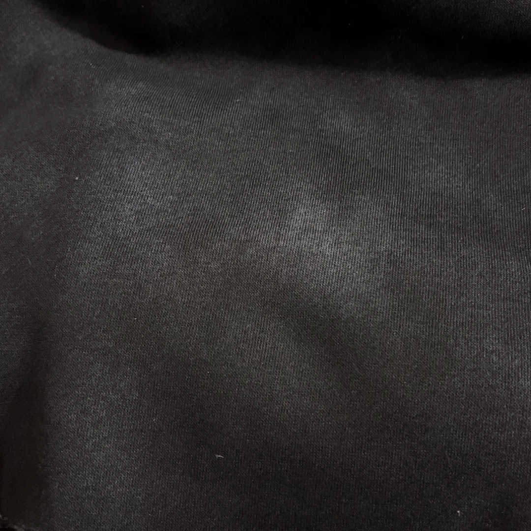 黑色晕染奥利绒1.8×2米长带螺纹