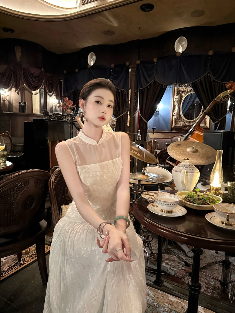EIA一尧【白月香颂】气质矜贵知性上衣+半裙显瘦清冷高级静奢设计女