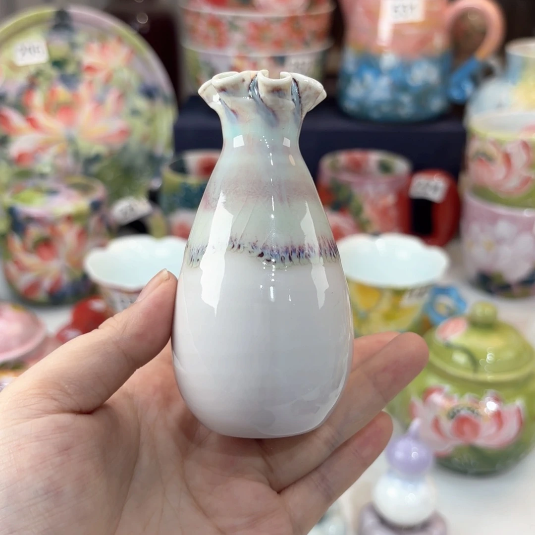 景德镇手绘高温釉下彩陶瓷茶具