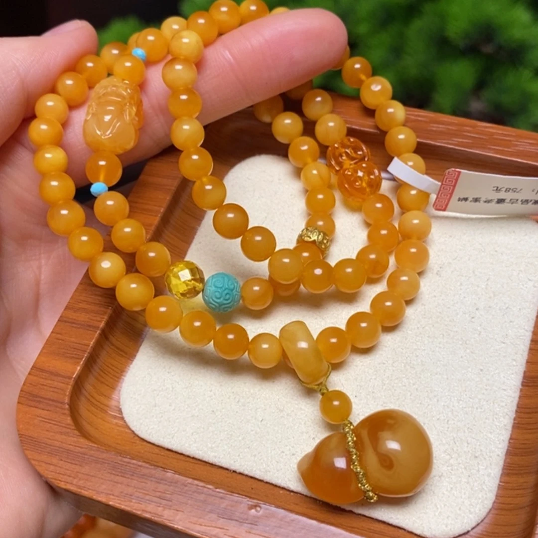 【闪购商品】手链蜜蜡未镶嵌手串