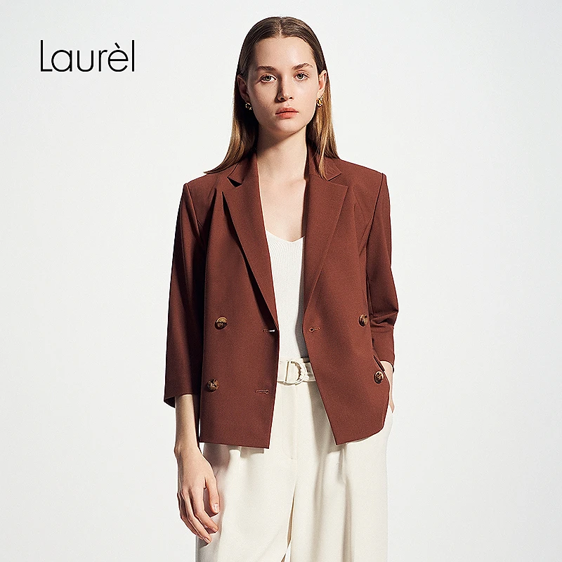 【粉丝专享】Laurel新款八分袖西装女LWD346T01000