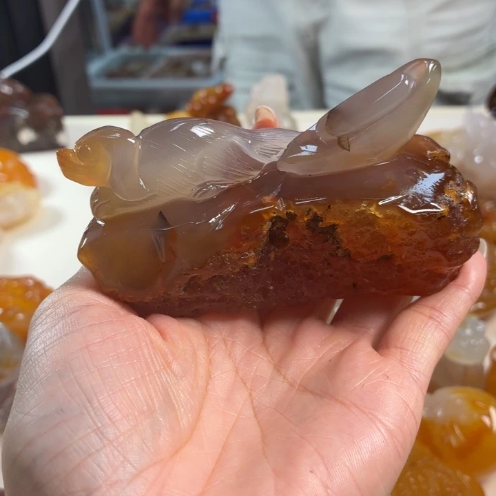 玛瑙/玉髓吊坠(不含链)未镶嵌