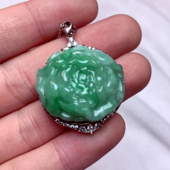 翡翠吊坠(不含链)未镶嵌