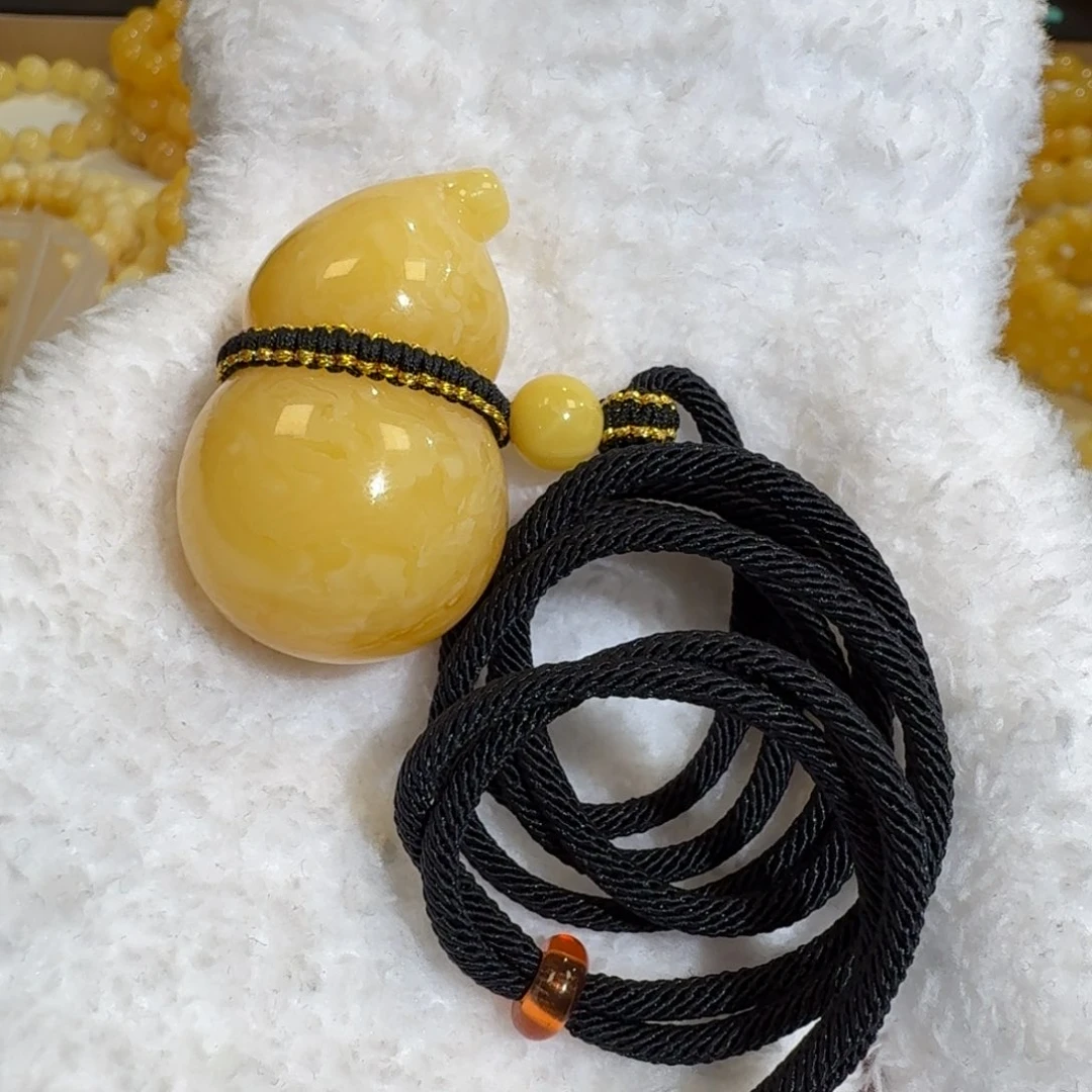 琥珀未镶嵌珠宝奇石焦皮葫芦