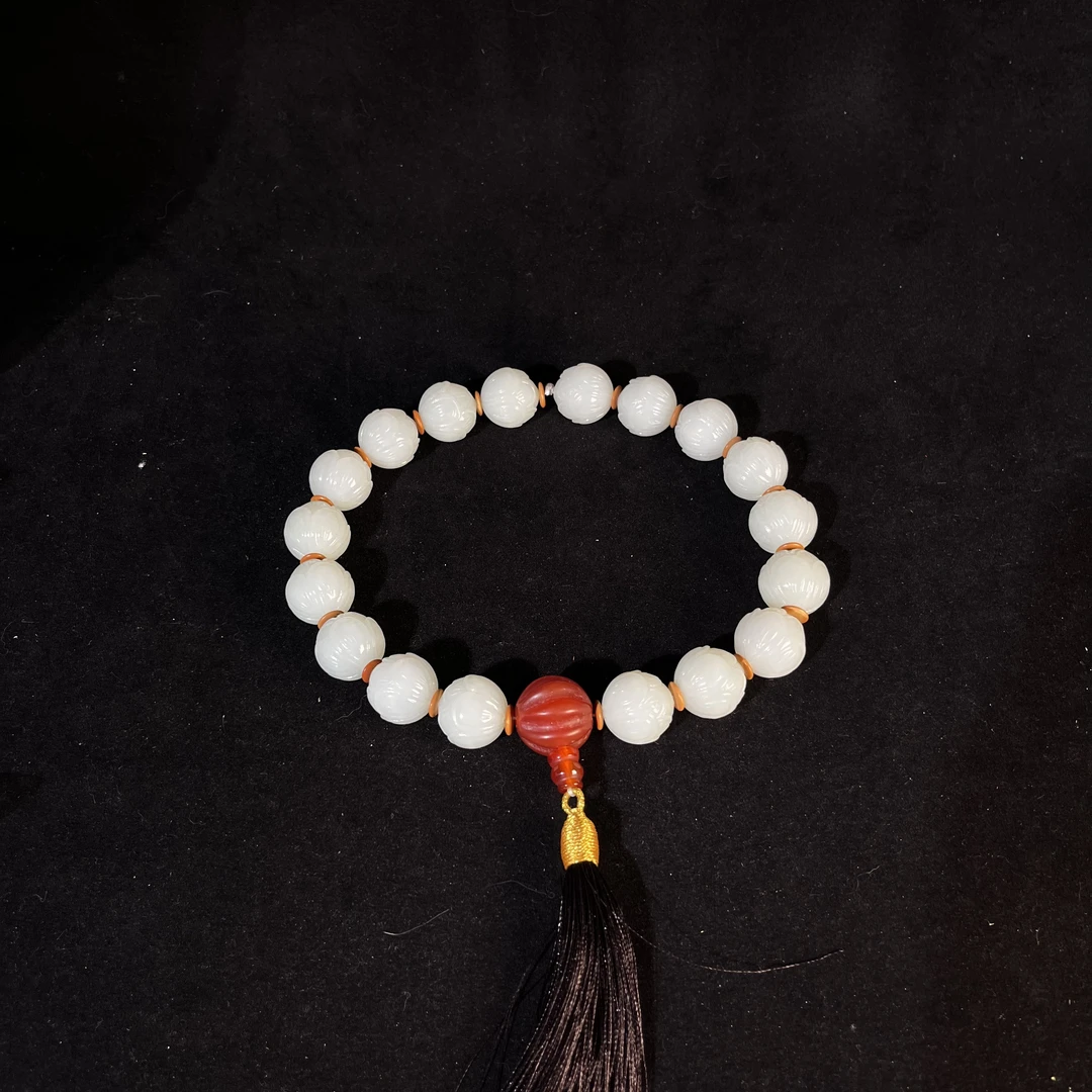 YF7 清 和田玉手串