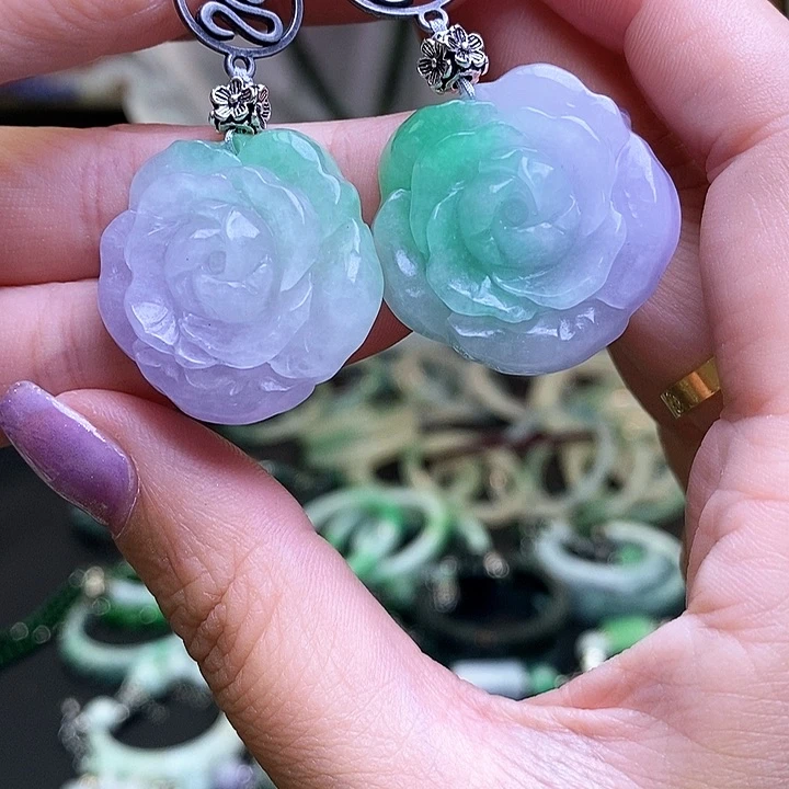 未镶嵌手链翡翠小*儿一对199