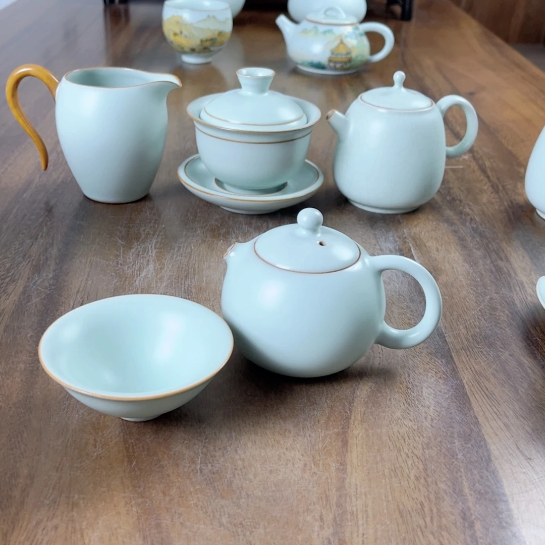 兪*人仙南汝窑小西施套组