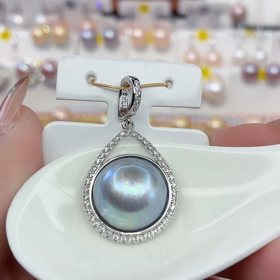 合金淡水珍珠颈饰