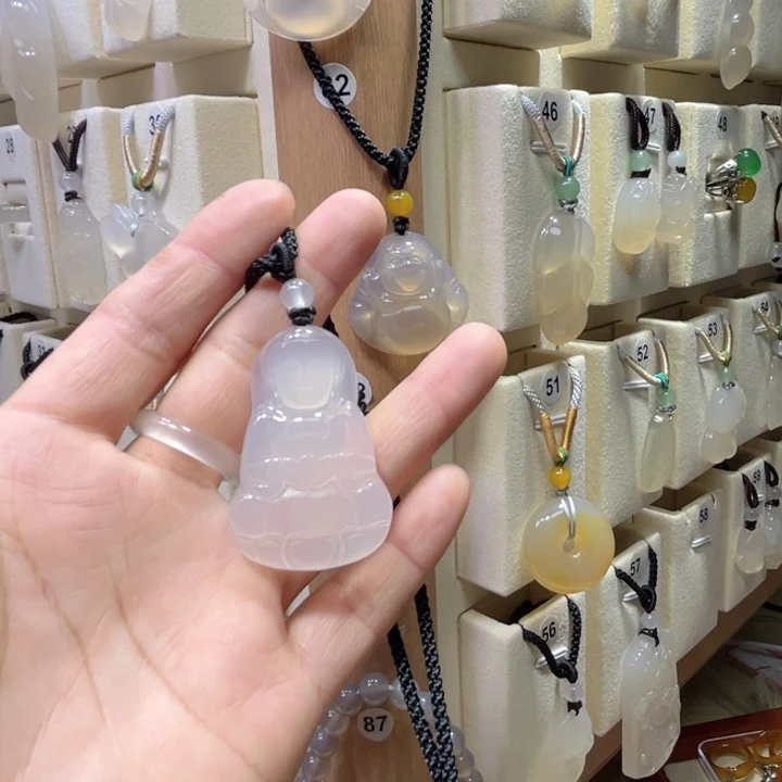 玛瑙/玉髓颈饰未镶嵌橘*?