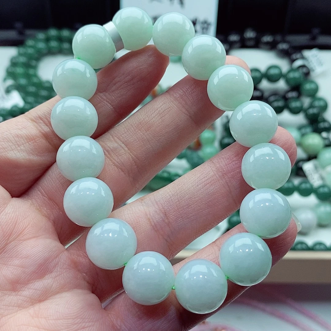 翡翠未镶嵌毛衣链