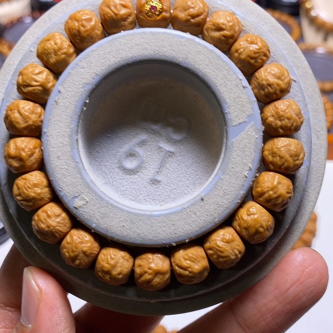 猴头核桃手串游龙麒麟全品尺寸11精工单号015