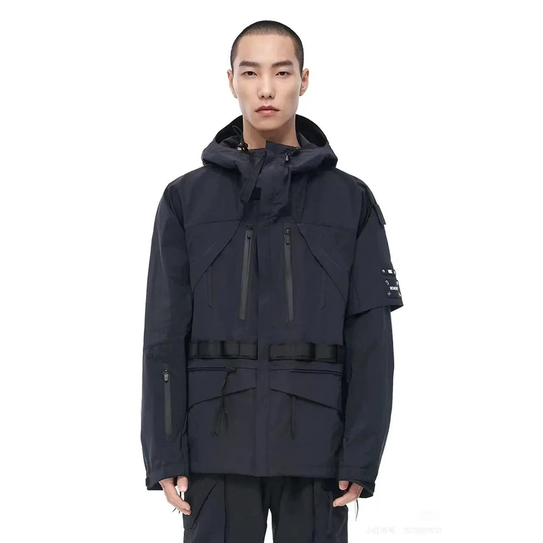 LNG116 都市机能 NEMEN联名男士黑色派克外套 FDBD002-1 BD002