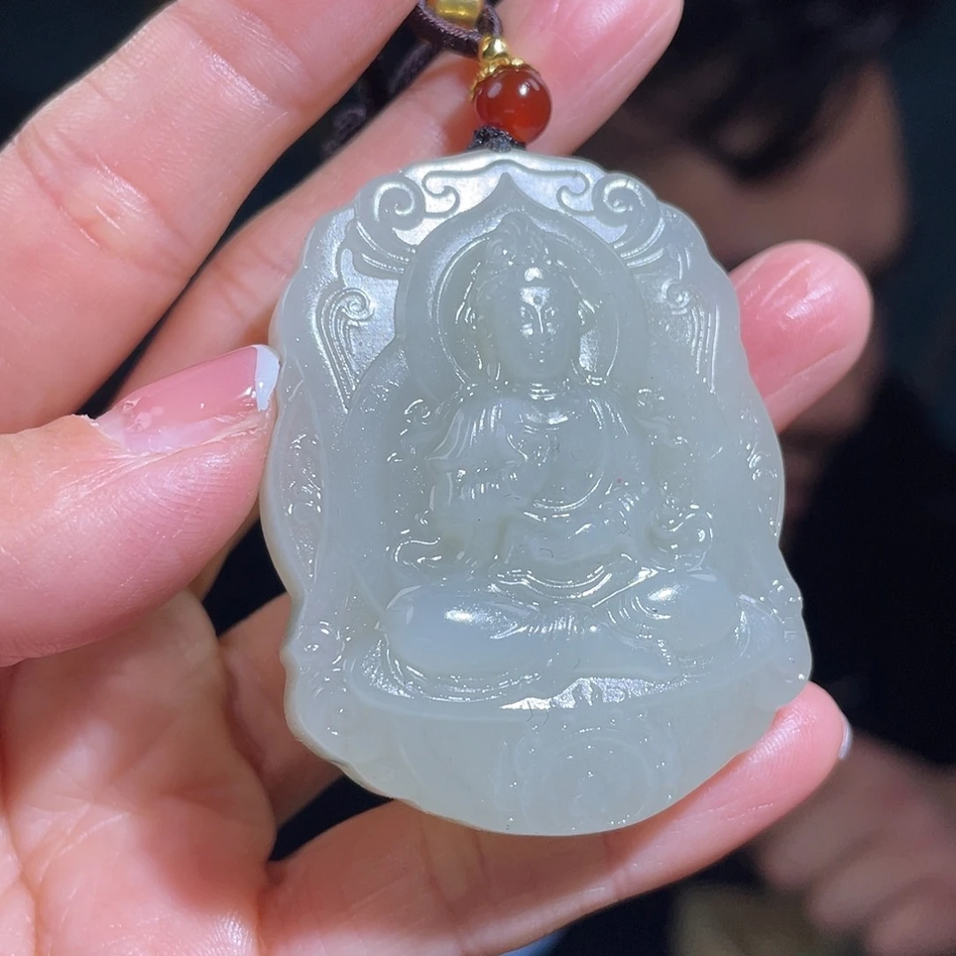 和田玉颈饰未镶嵌