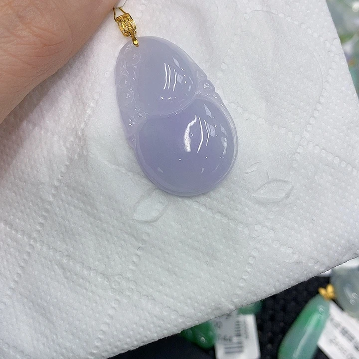 颈饰18K金镶嵌翡翠12356778888