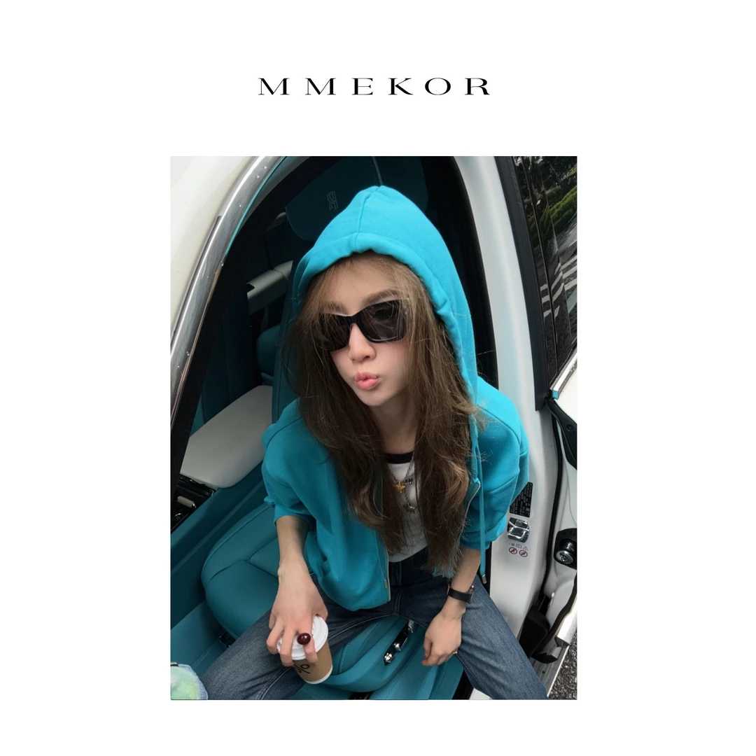 MMEKOR“海洋卫衣” 2025新款秋款智性通勤时髦外套 30323