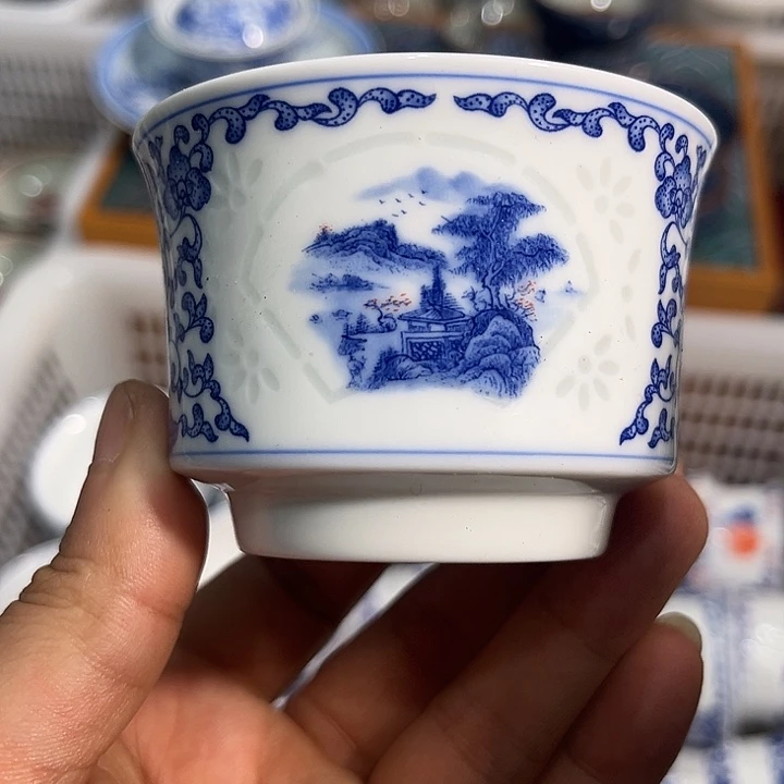 摆件陶景德镇陶瓷主人杯2233