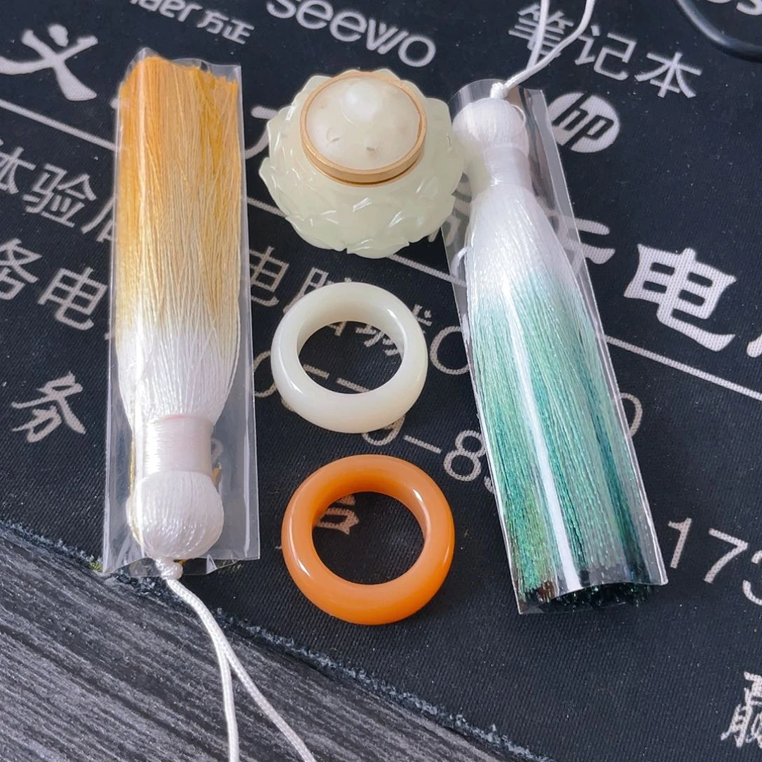 菩提根/象牙果吊坠香炉配件流苏跑环