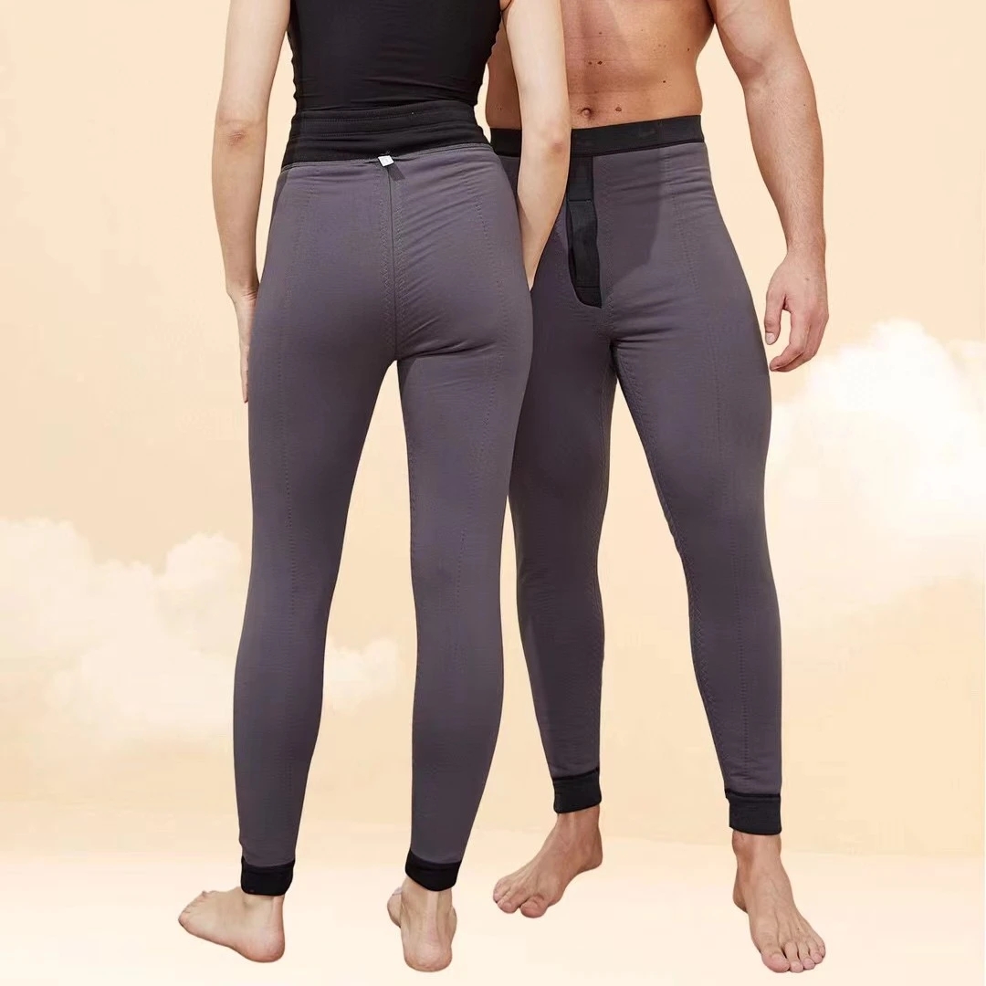 【蒙羊王】25856/25855男女同款羊绒贴片加护羊毛蚕丝打底裤