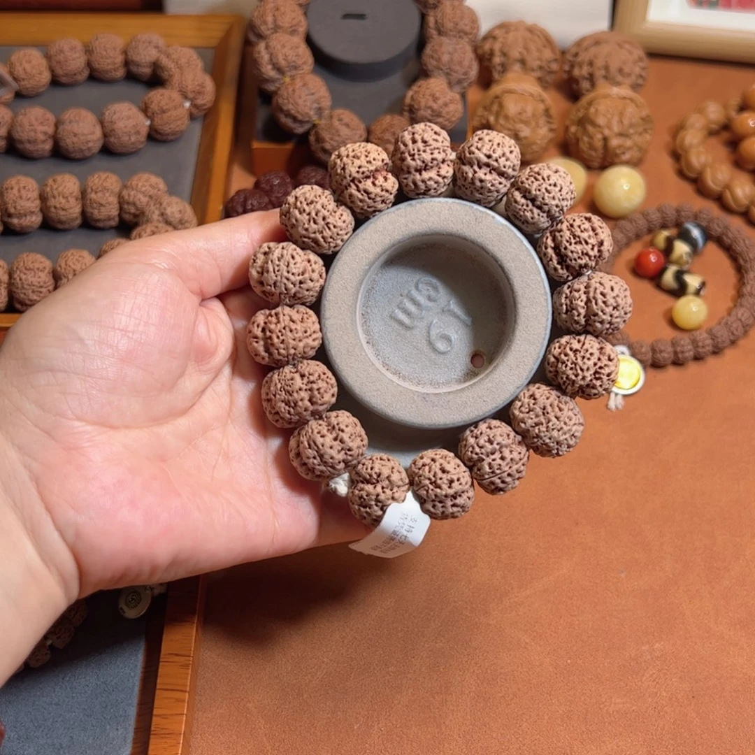 手串金刚菩提20梁深沟梅花雪花扇面五瓣大金刚菩提手串