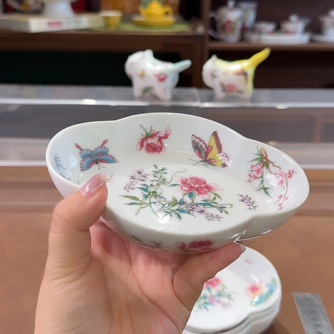 珐琅彩主人杯茶具套装