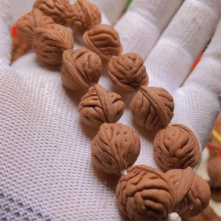 手串桃核小***活龙纹桃核