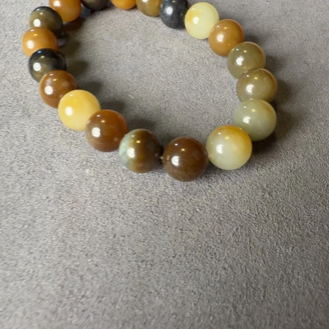 和田玉（糖玉）未镶嵌手链