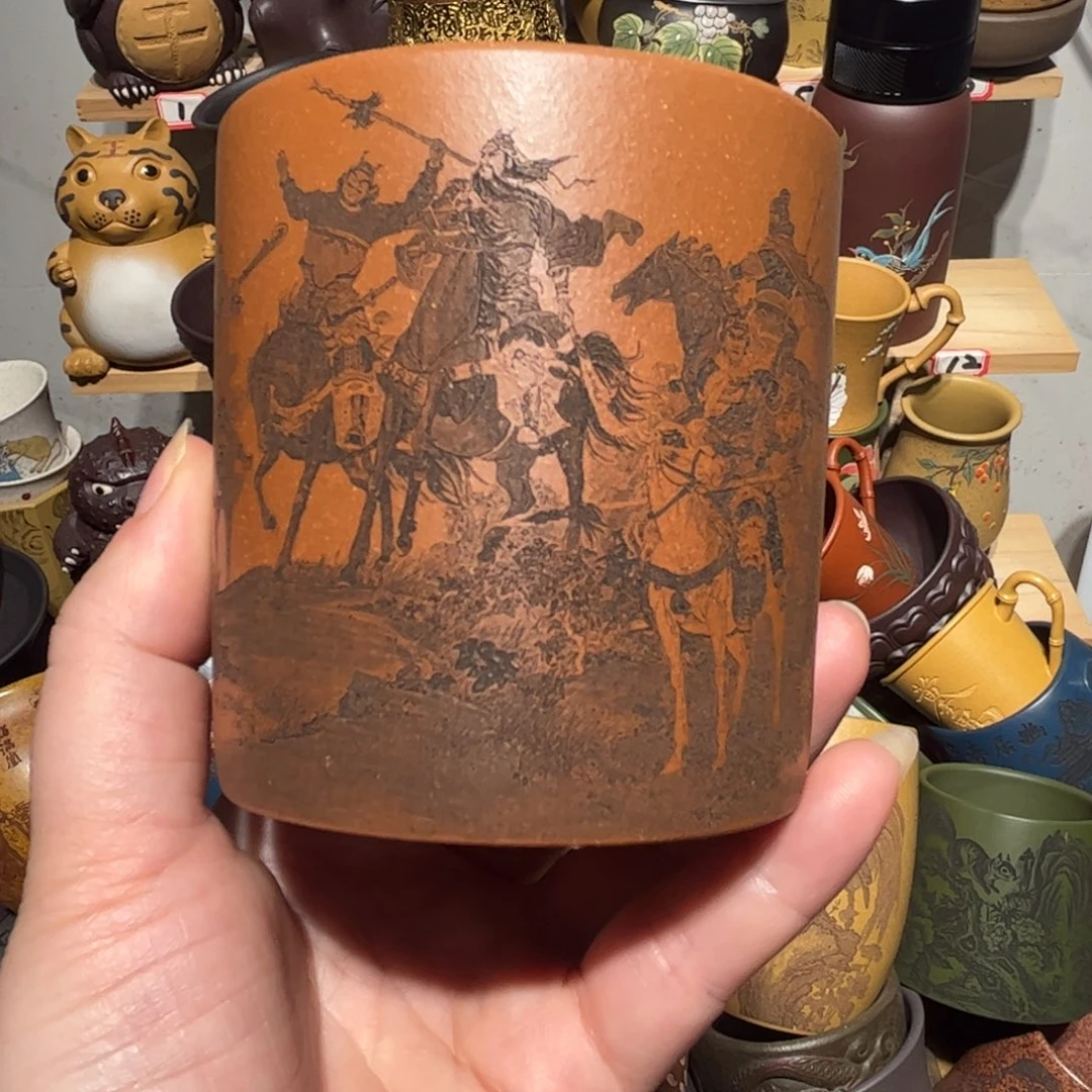 紫砂茶杯宜兴紫砂主人杯